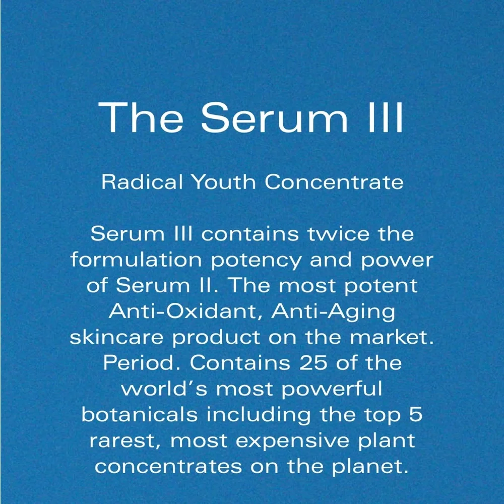 NIB Herbal Face Food The serum III largest sz 50ml $192